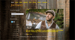 Desktop Screenshot of joecareymusic.com